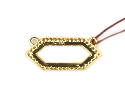 14k Solid Gold Diamond Pendant