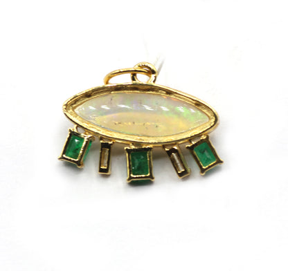 14k Solid Gold Diamond Pendants