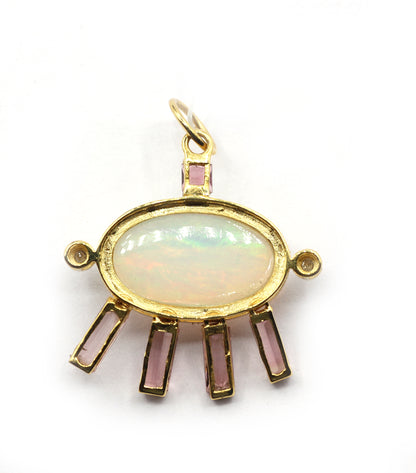 14k Solid Gold Diamond Pendants