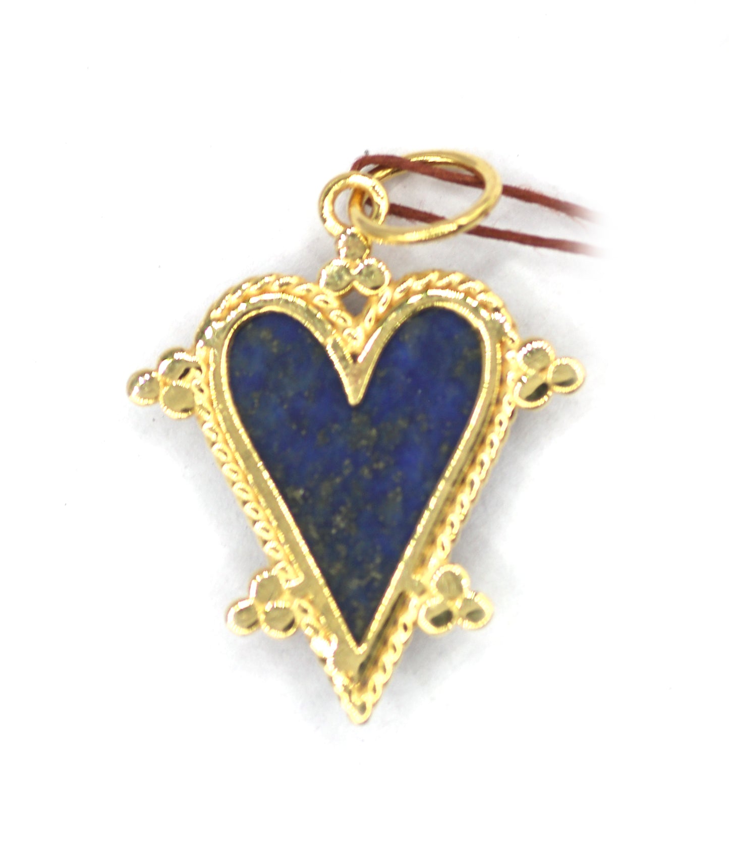 Heart Shape 14k Solid Gold Diamond Pendant