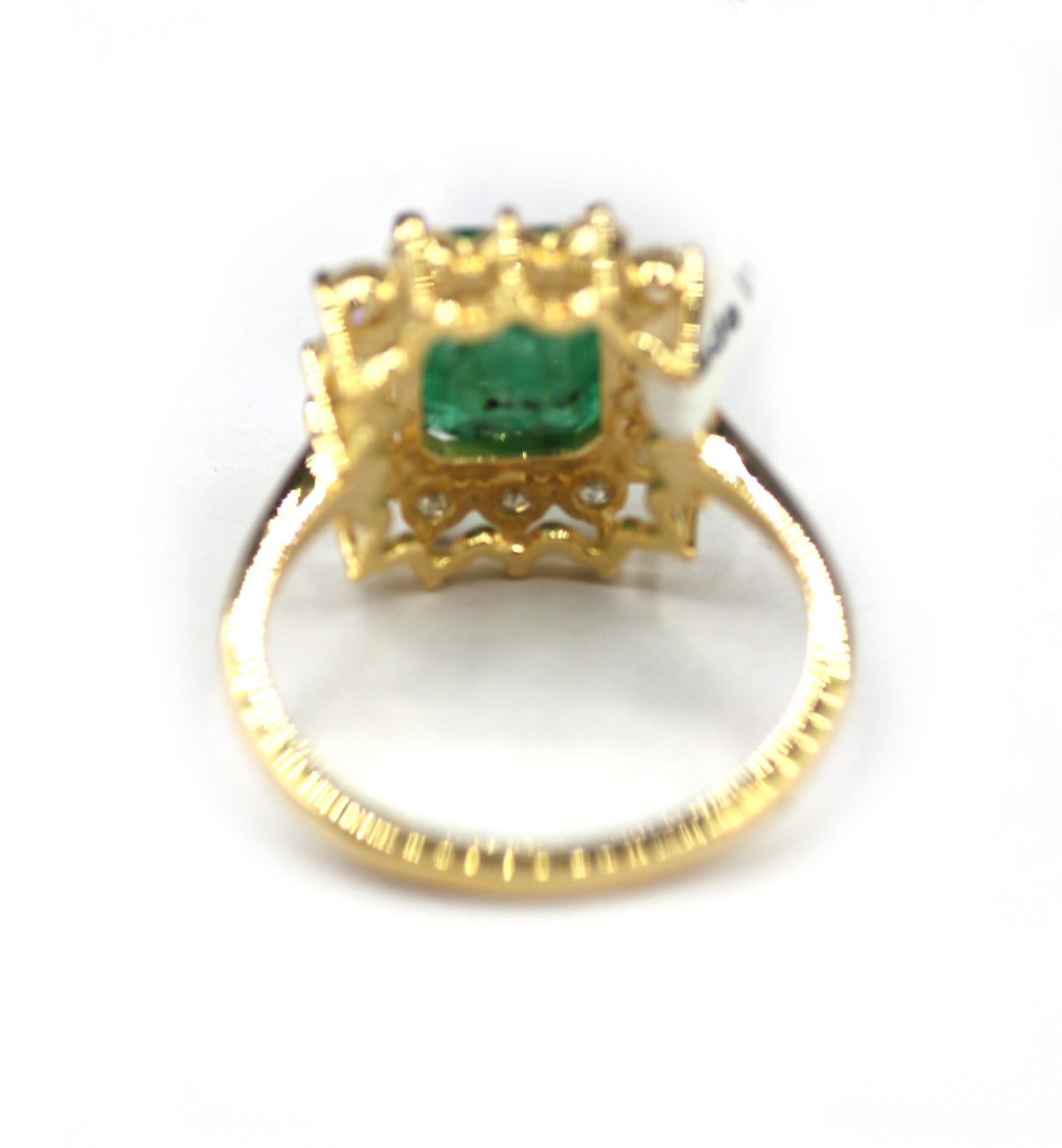Emerald 14k Solid Gold Diamond Rings