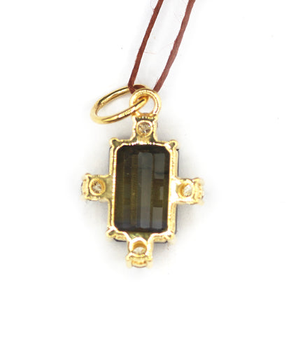 14k Solid Gold Diamond Pendant