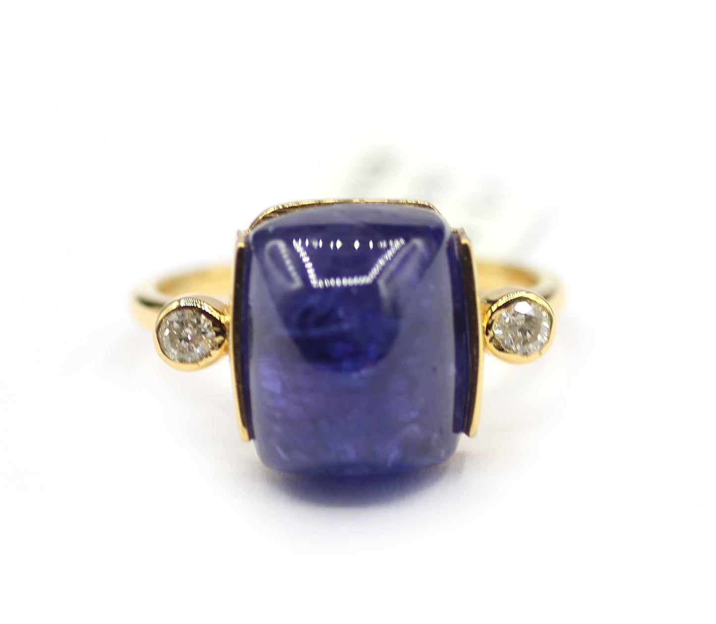 Tanzanite 14k Solid Gold Diamond Rings