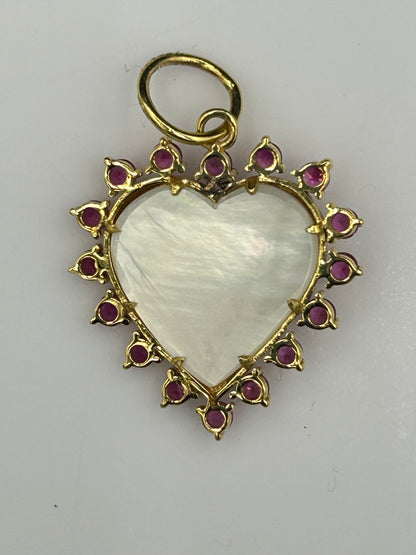 14K Gold Heart Pendant