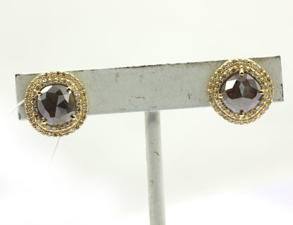 14k Gold Diamond Stud Earring