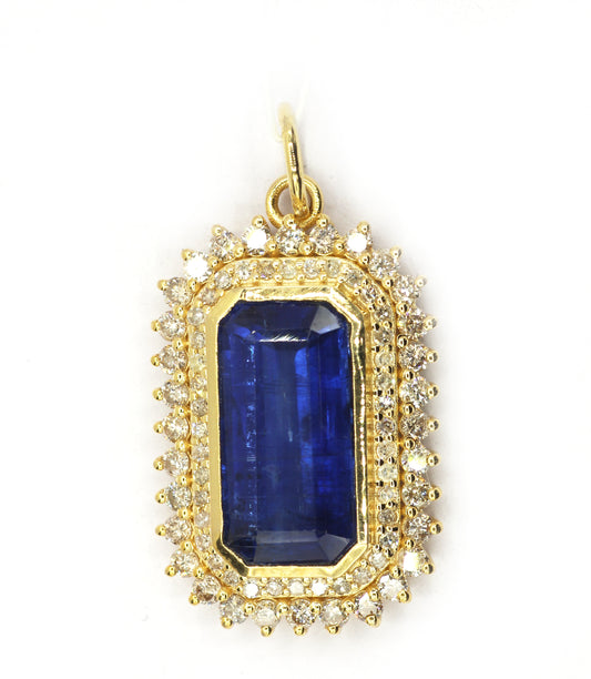 14k Solid Gold Diamond Pendants