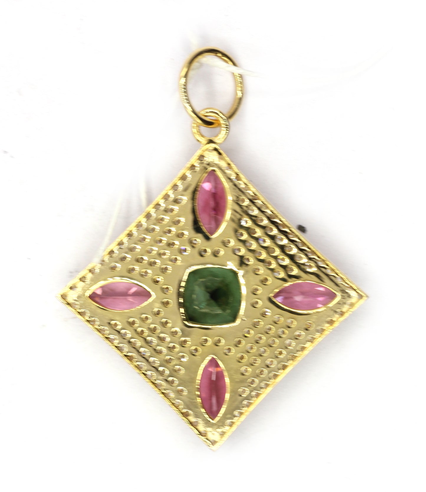 14k Solid Gold Diamond Pendants