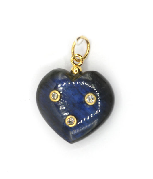 14k Solid Gold Diamond Pendants
