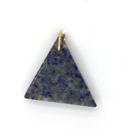 Lapis 14k Solid Gold Diamond Pendants