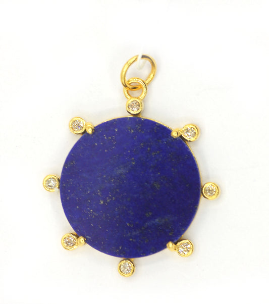 14k Solid Gold Diamond Pendants