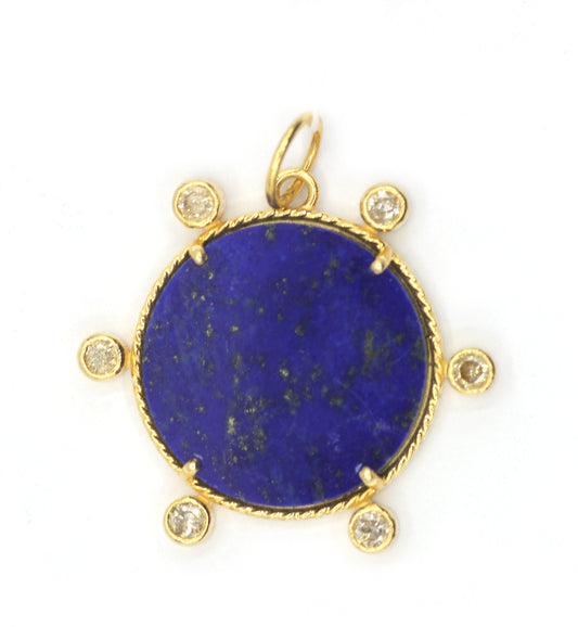 14k Solid Gold Diamond Pendants