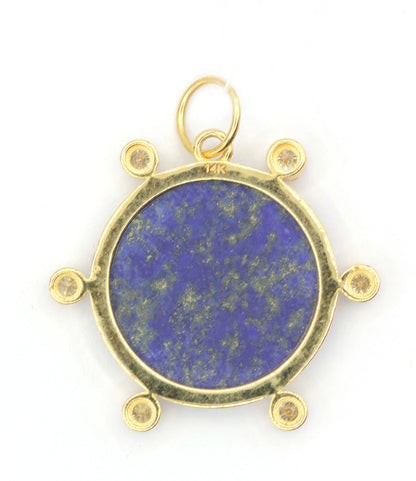 14k Solid Gold Diamond Pendants