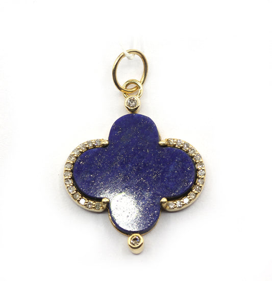 14k Solid Gold Diamond Pendants