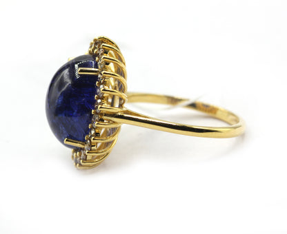 Tanzanite 14k Solid Gold Diamond Rings