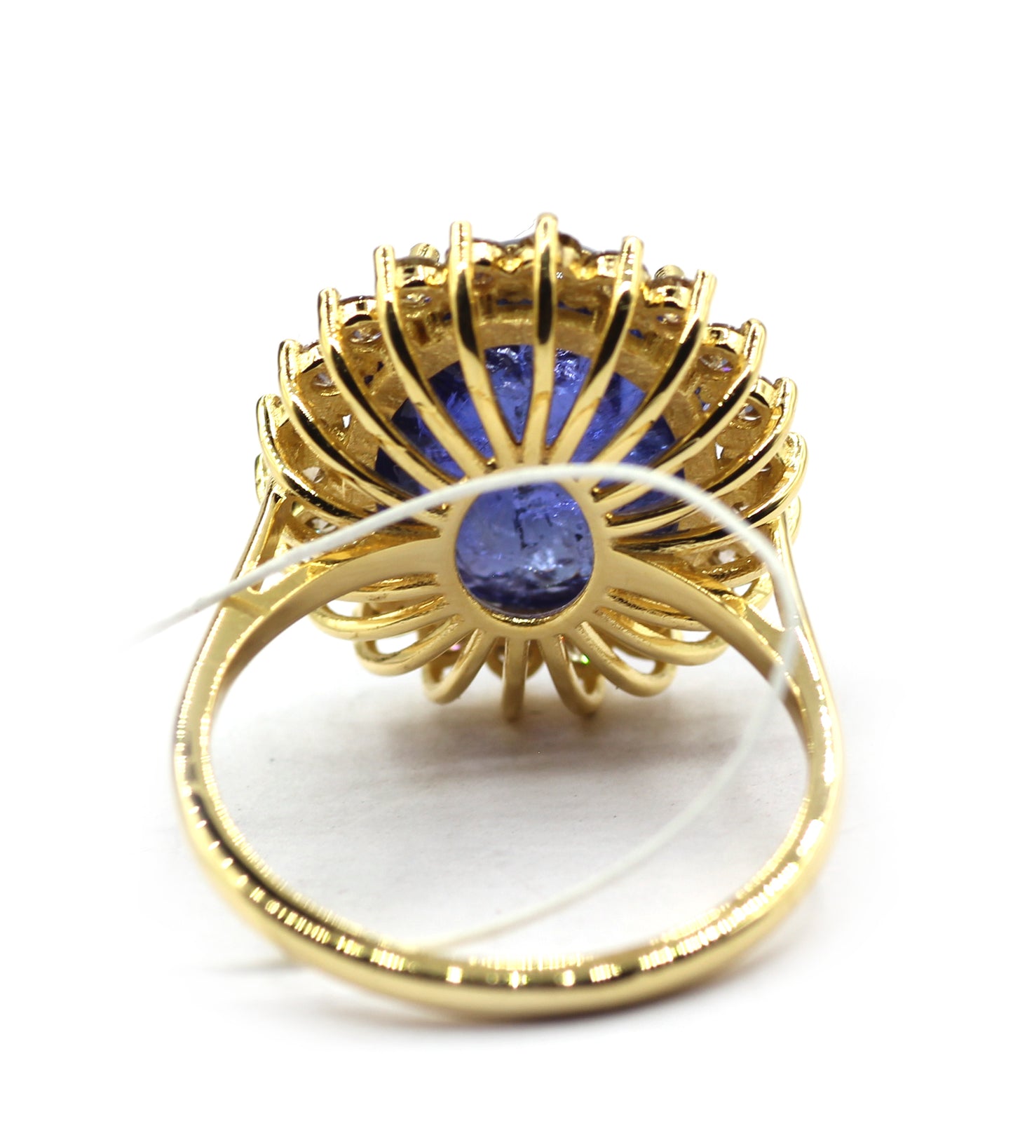 Tanzanite 14k Solid Gold Diamond Rings