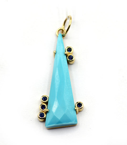 14k Solid Gold Diamond Pendants