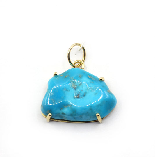 14k Solid Gold Diamond Pendants
