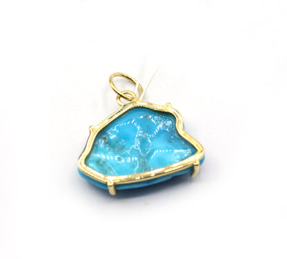 14k Solid Gold Diamond Pendants