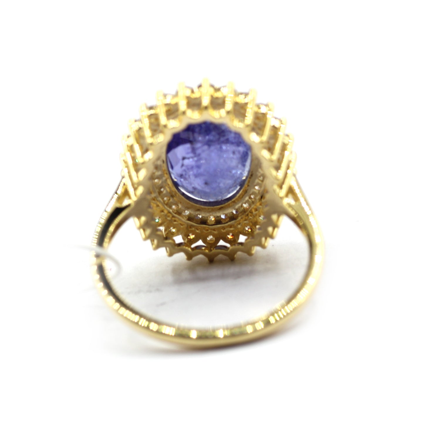 Tanzanite 14k Solid Gold Diamond Rings