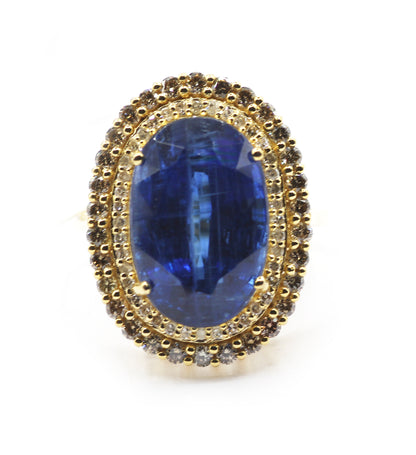 Tanzanite 14k Solid Gold Diamond Rings