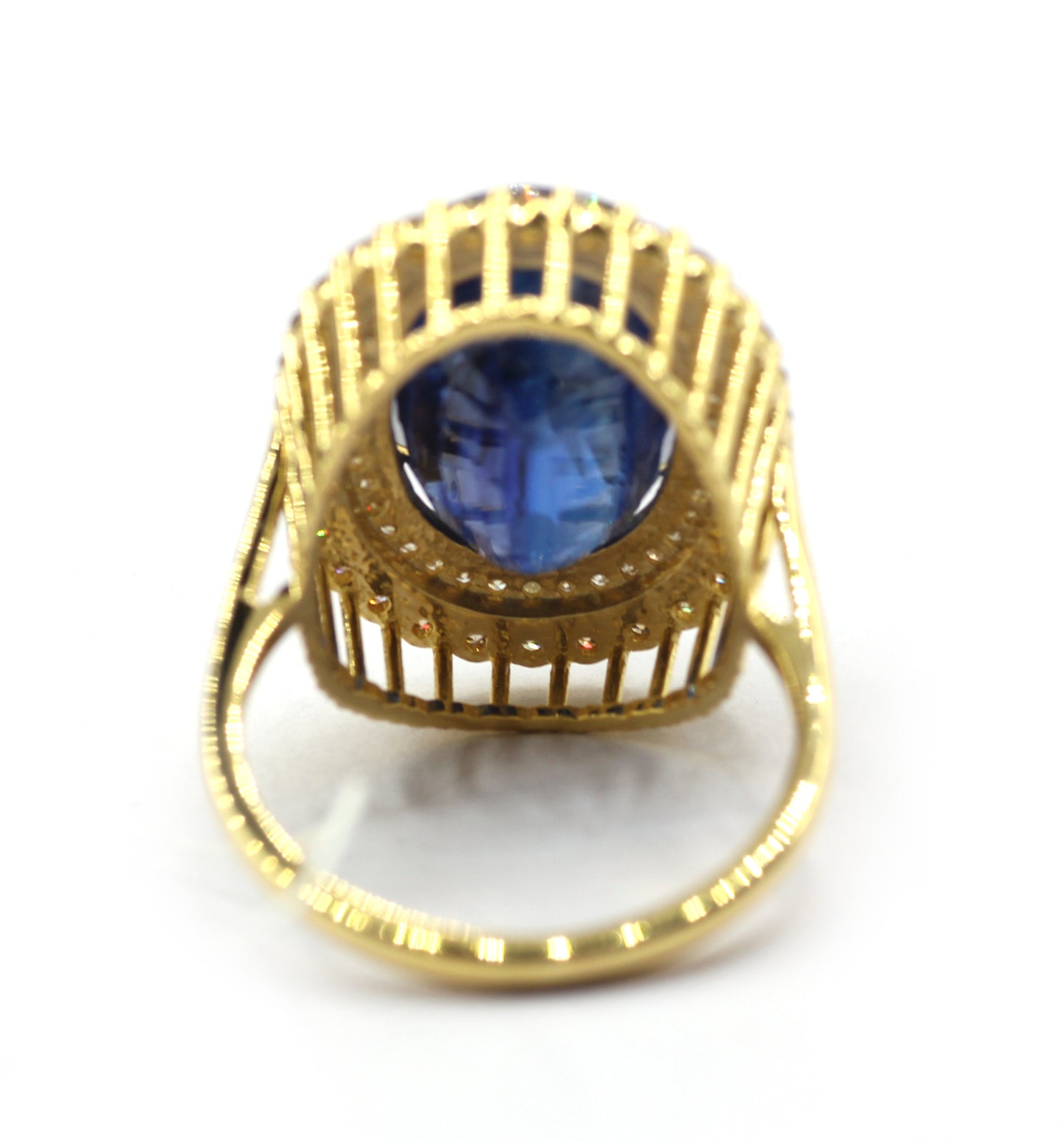 Tanzanite 14k Solid Gold Diamond Rings
