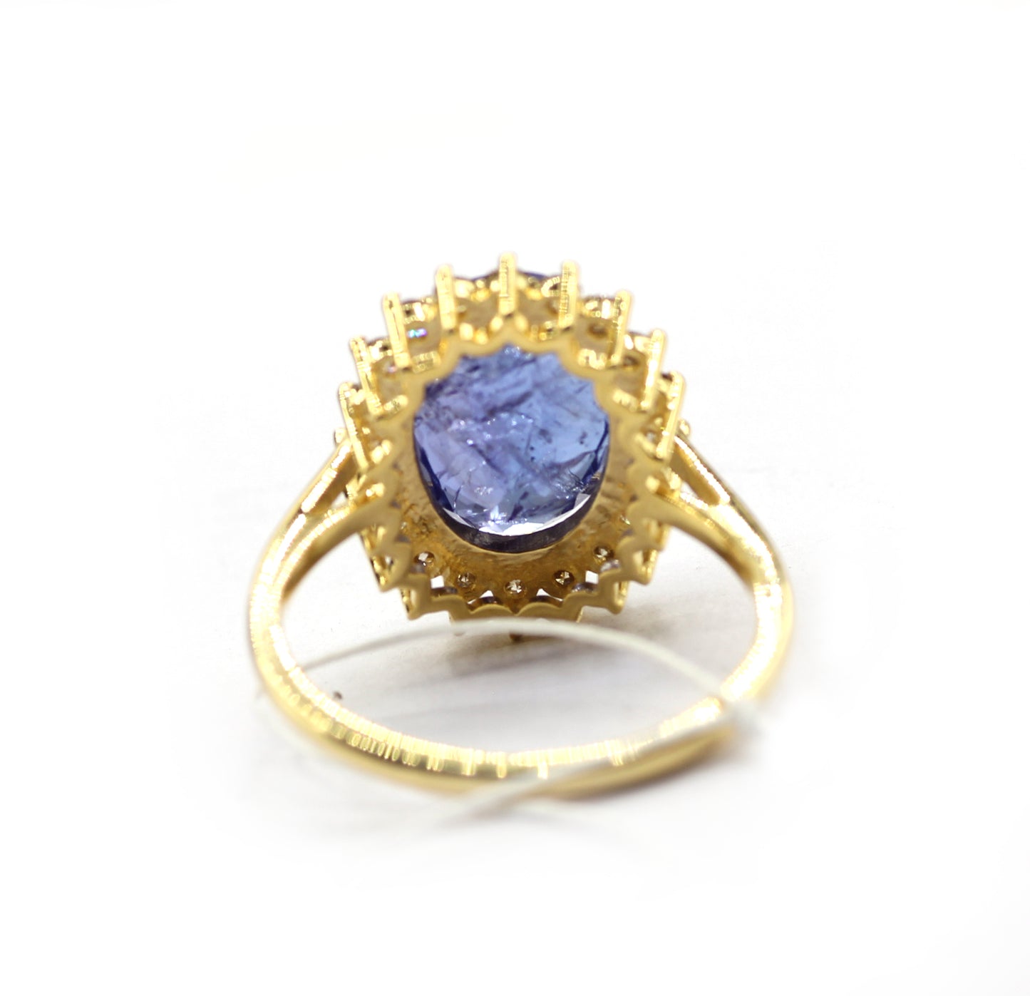 Tanzanite 14k Solid Gold Diamond Rings