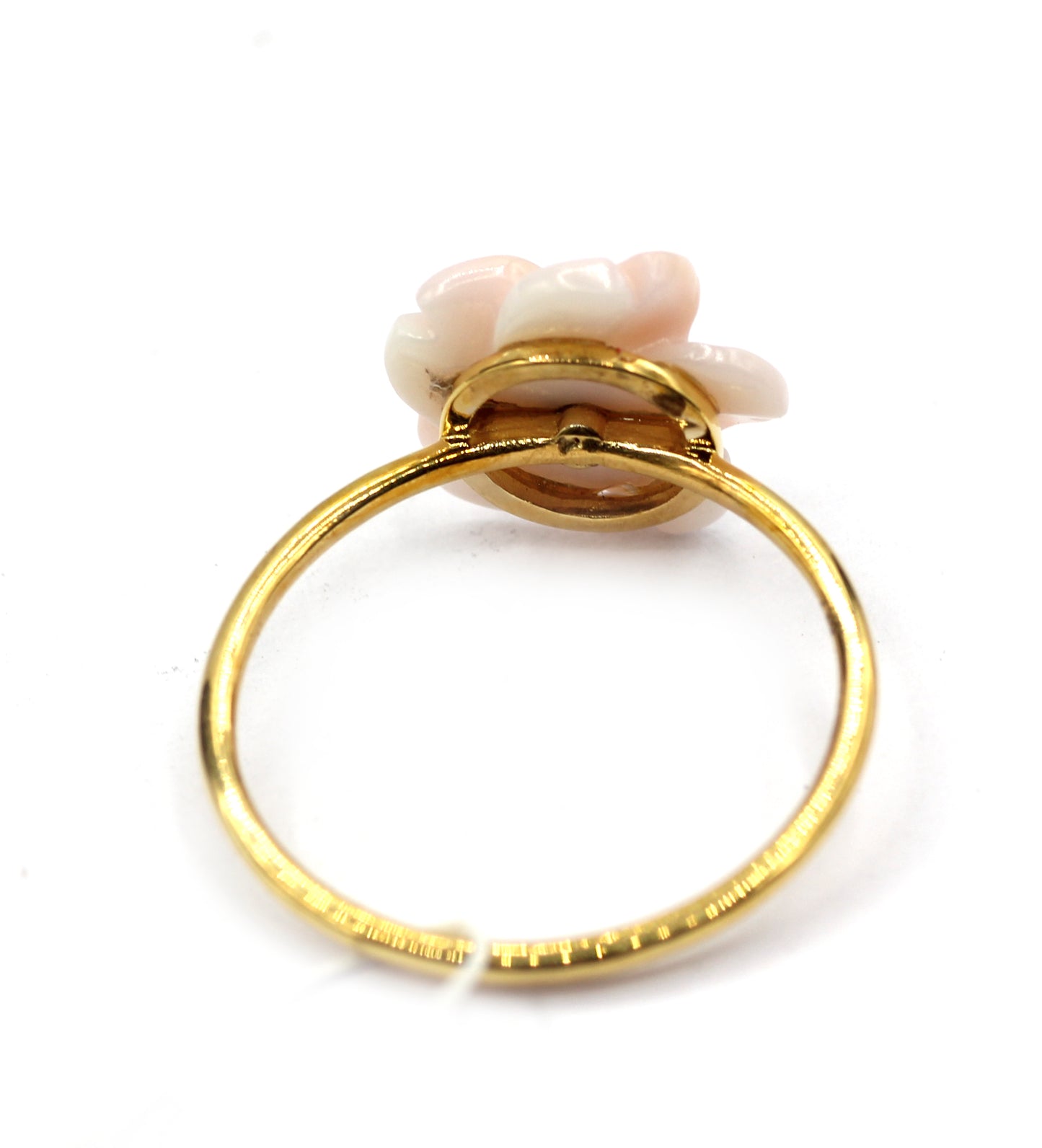Flower 14k Solid Gold Ruby Rings
