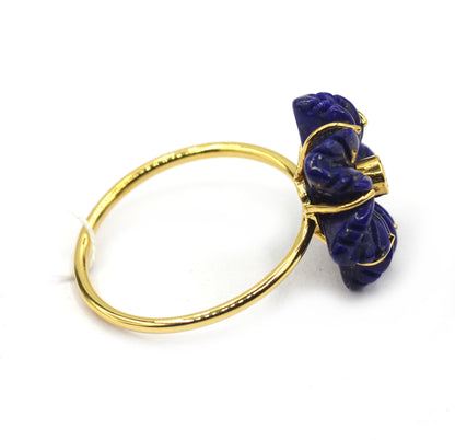 Flower 14k Solid Gold Diamond Rings