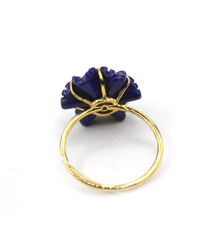 Flower 14k Solid Gold Diamond Rings