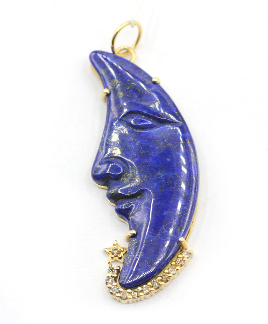 14k Solid Gold Diamond Pendants