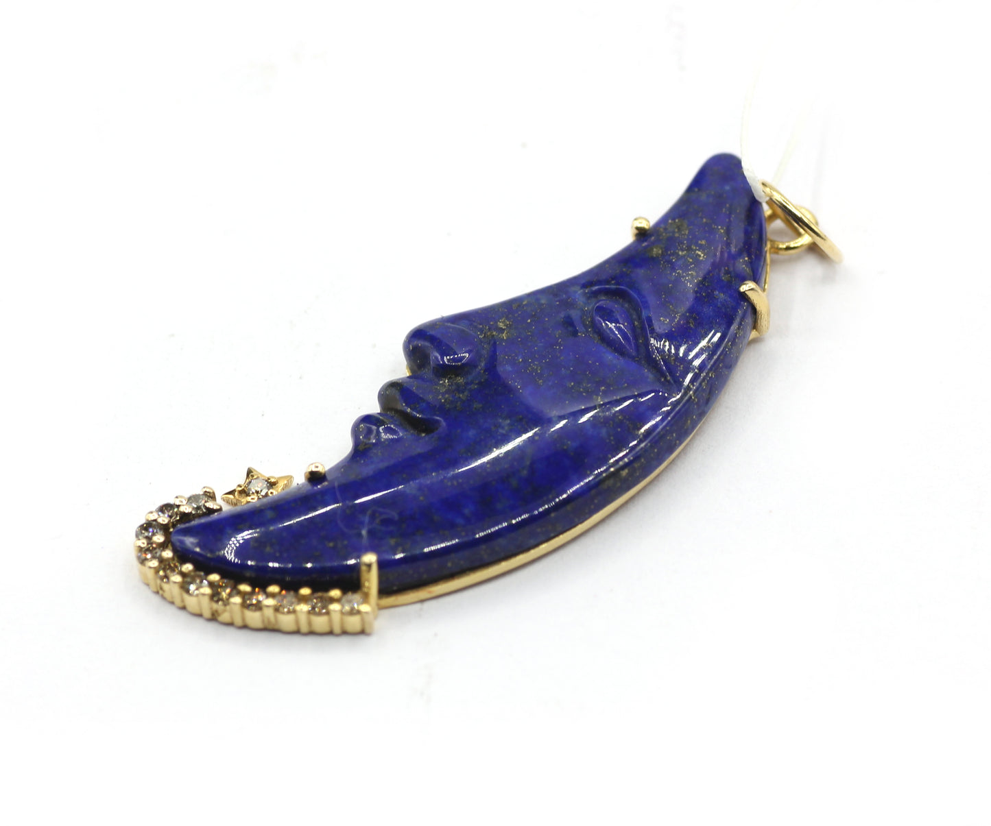 14k Solid Gold Diamond Pendants
