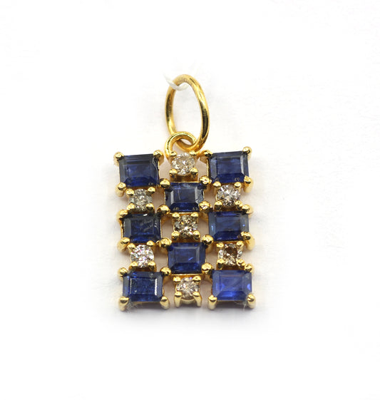 14k Solid Gold Diamond Pendants