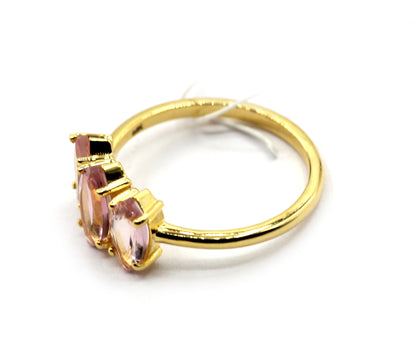 Tourmaline 14k Solid Gold Diamond Rings