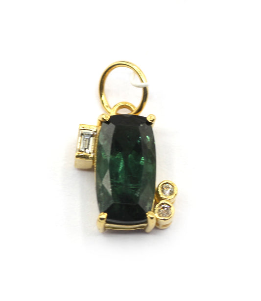 14k Solid Gold Diamond Pendants
