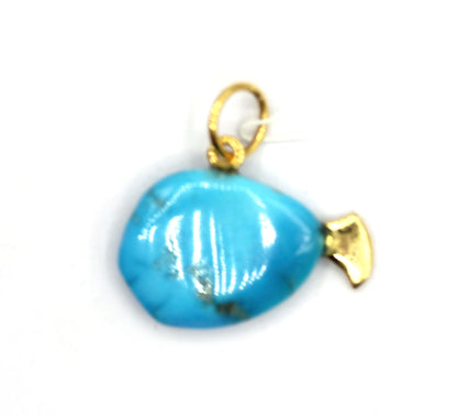 Fish 14k Solid Gold Diamond Pendants