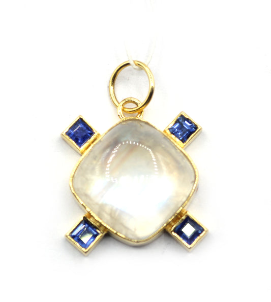 14k Solid Gold Diamond Pendants