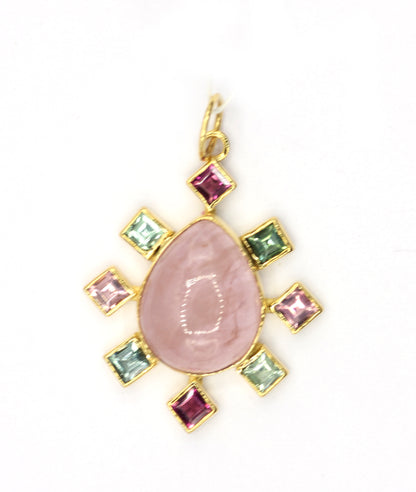 14k Solid Gold Diamond Pendants