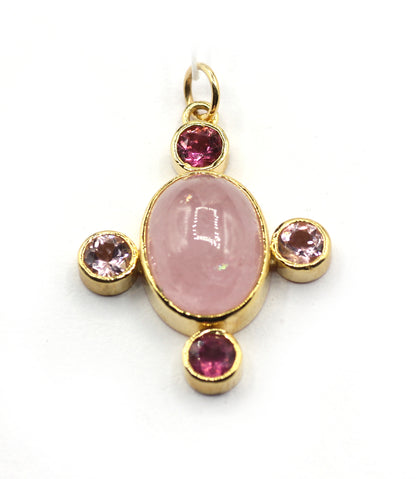 14k Solid Gold Diamond Pendants
