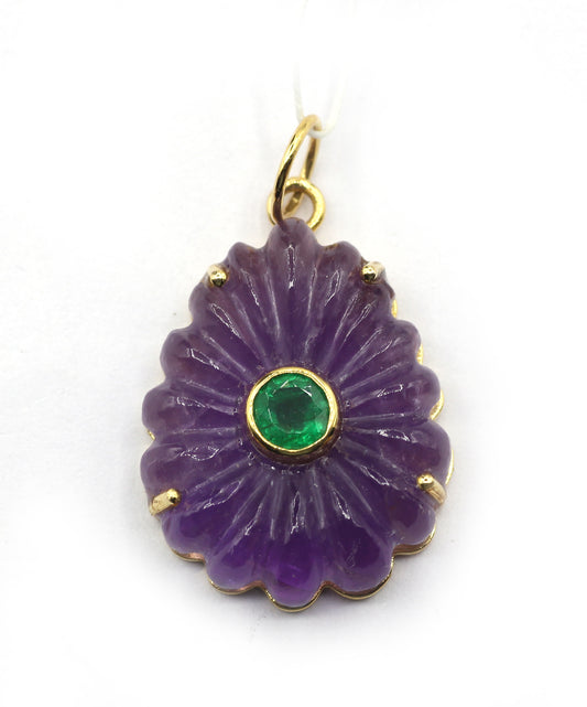 14k Solid Gold Diamond Pendants