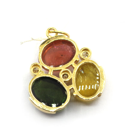 14k Solid Gold Diamond Pendants