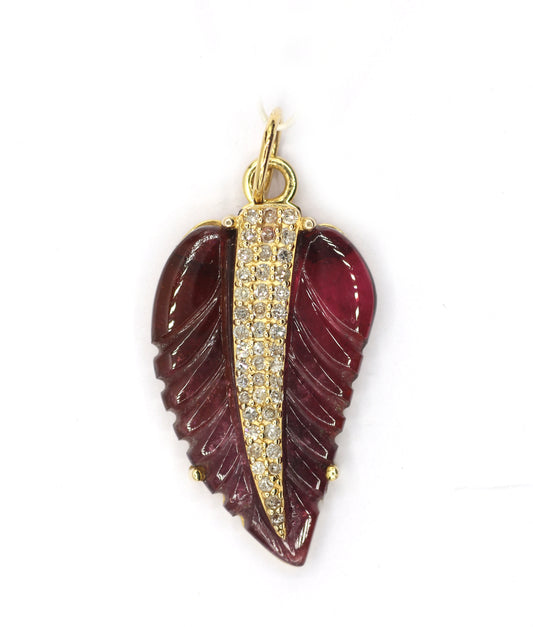 14k Solid Gold Diamond Pendants