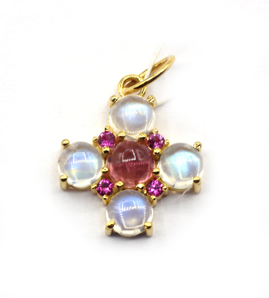 14k Solid Gold Diamond Pendants