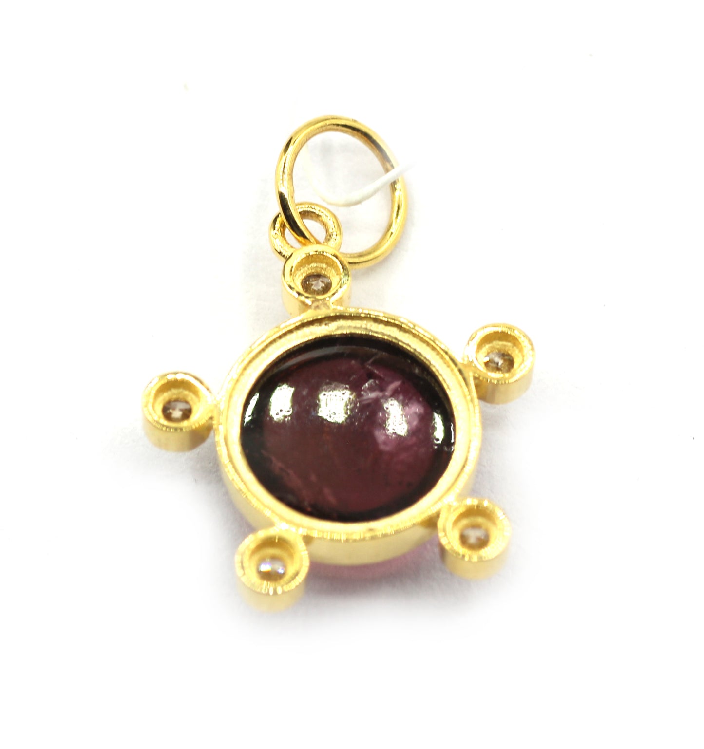14k Solid Gold Diamond Pendants