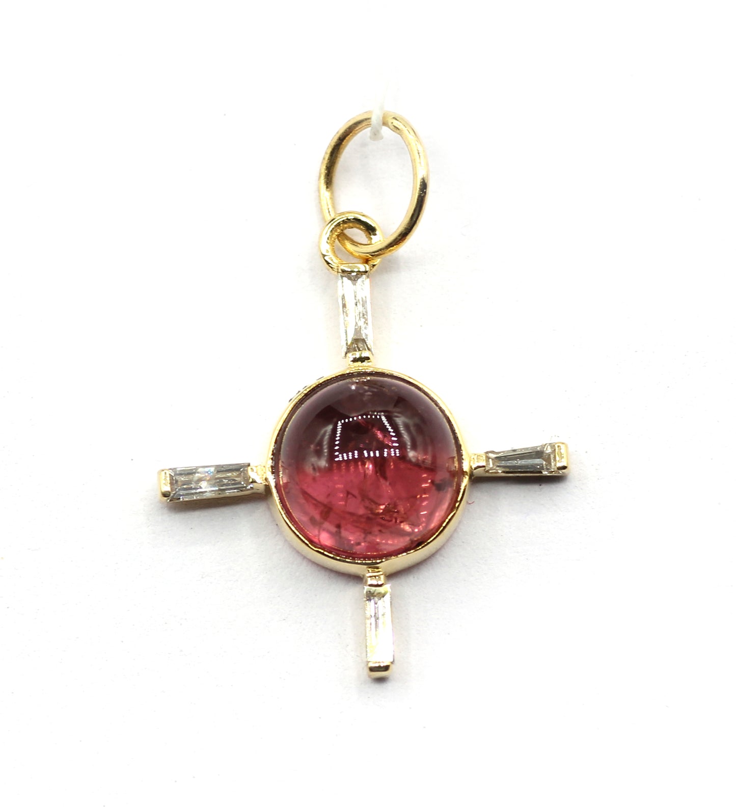 14k Solid Gold Diamond Pendants