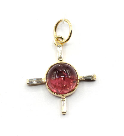 14k Solid Gold Diamond Pendants