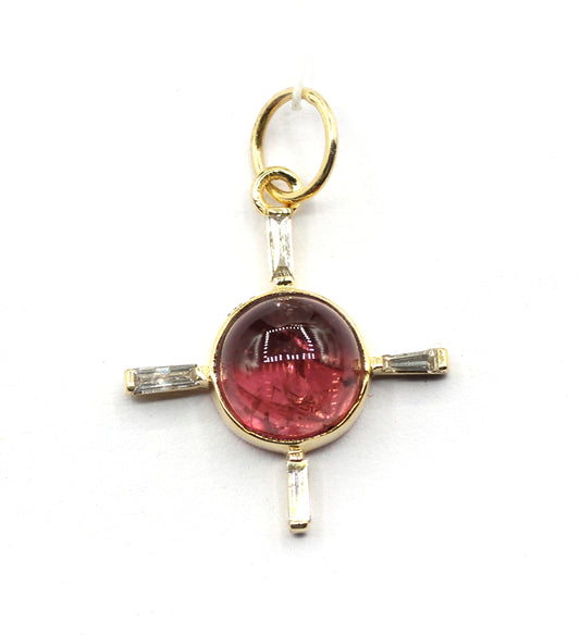 14k Solid Gold Diamond Pendants
