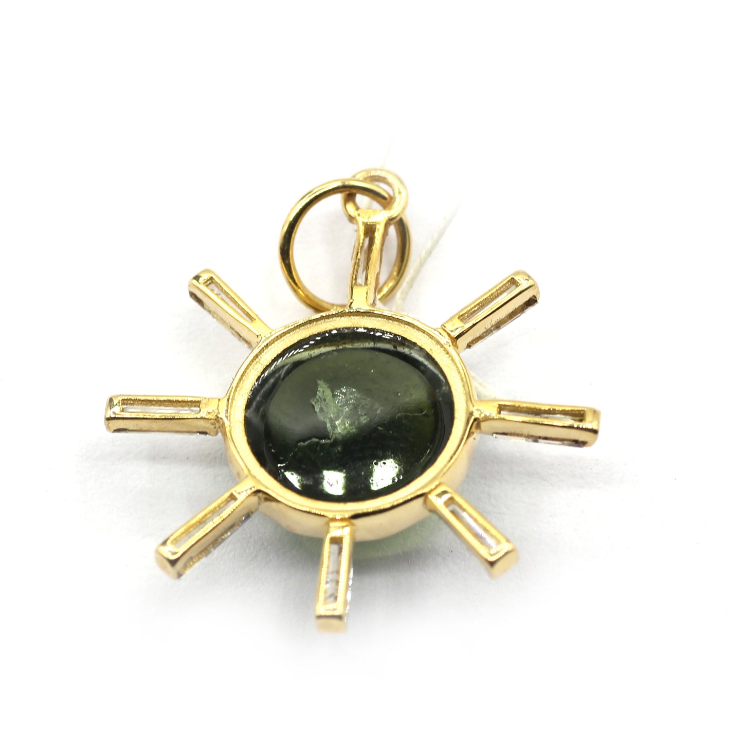 14k Solid Gold Diamond Pendants