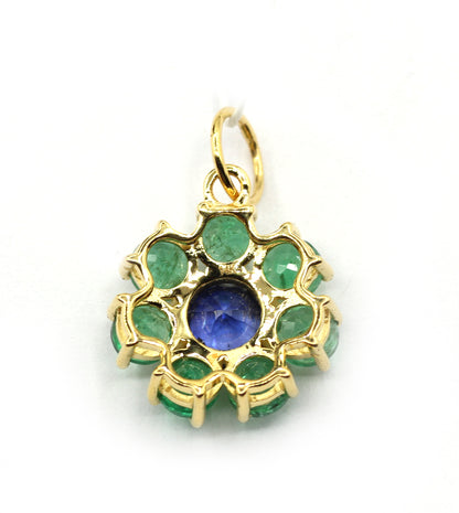 14k Solid Gold Diamond Pendants