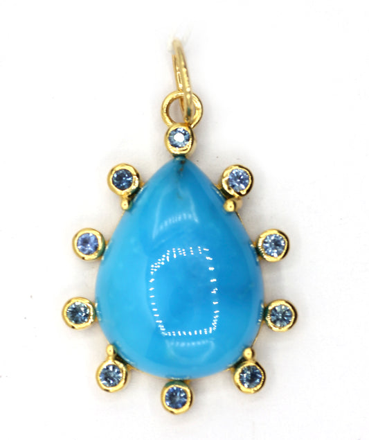 14k Solid Gold Diamond Pendants
