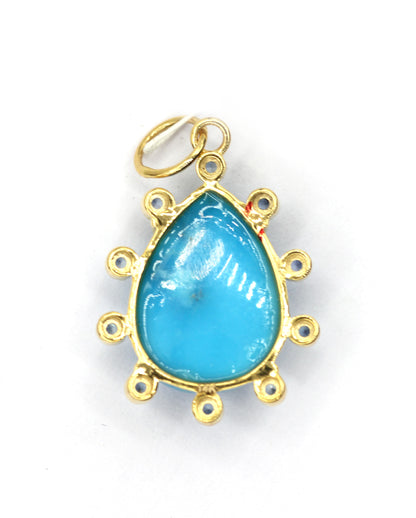14k Solid Gold Diamond Pendants